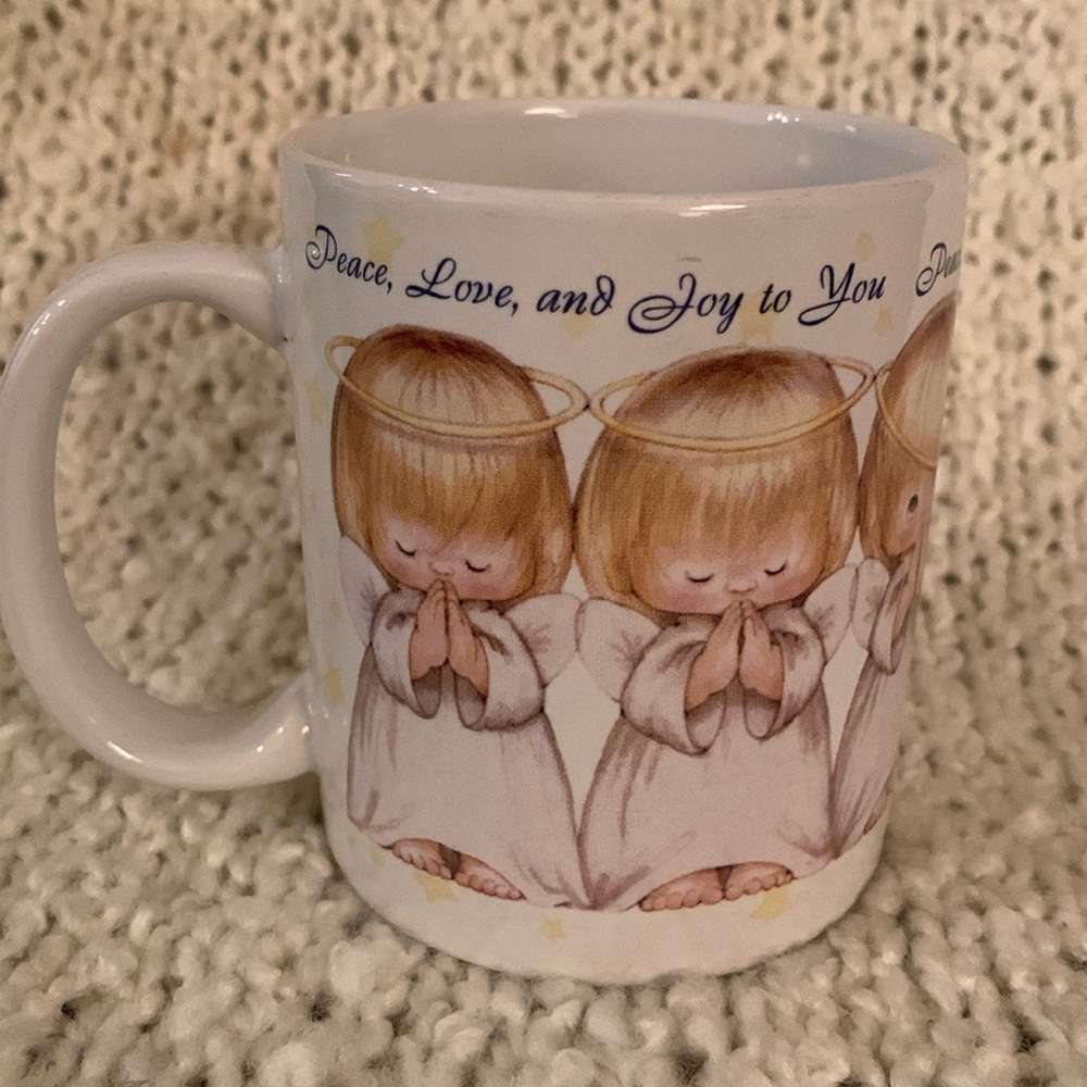 Hallmark Christmas mug, Peace, Love and Joy to You.